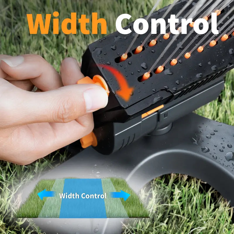 Automatic Garden Water Sprinklers Lawn Irrigation System with Heavy Base
