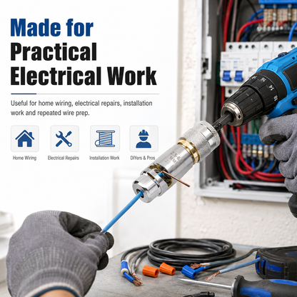 5-in-1 Drill Wire Stripper & Twister