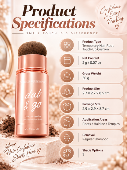💇 Hairline Shadow Powder – Natural Root Touch-Up & Hairline Filler