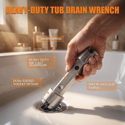 Tub Drain Remover Wrench