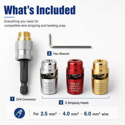 5-in-1 Drill Wire Stripper & Twister
