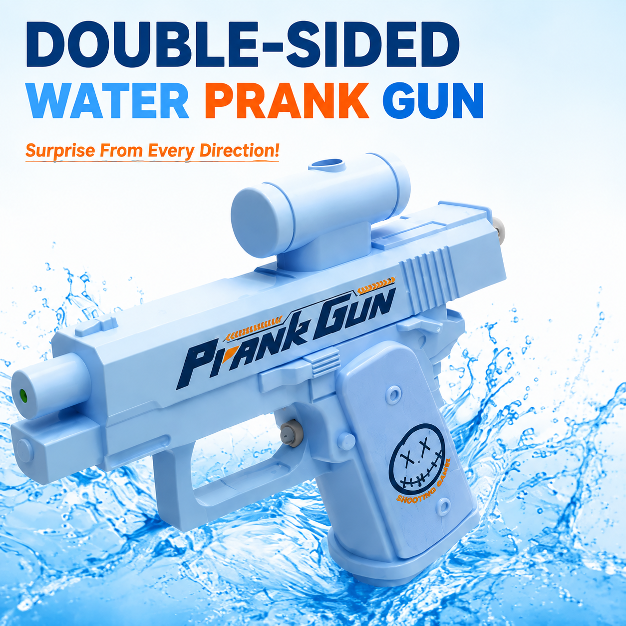 💦 50% OFF Double-Sided Prank Water Blaster 😂