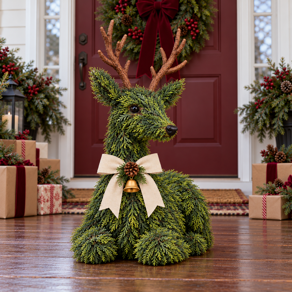 🎉Evergreen Reindeer Christmas Decoration