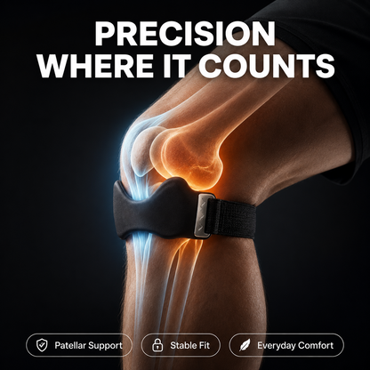 🔥Silicone Patella Knee Strap for Knee Pain Relief