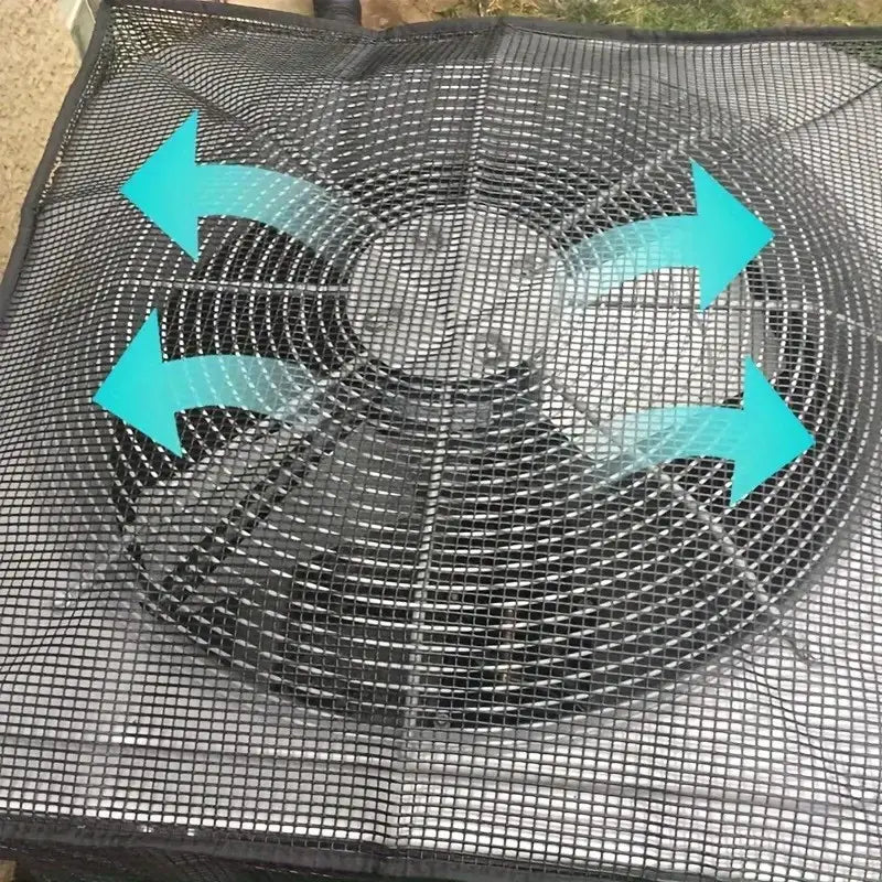 Heavy-Duty Full Mesh Outdoor Air Conditioner Cover – All-Season AC Protector