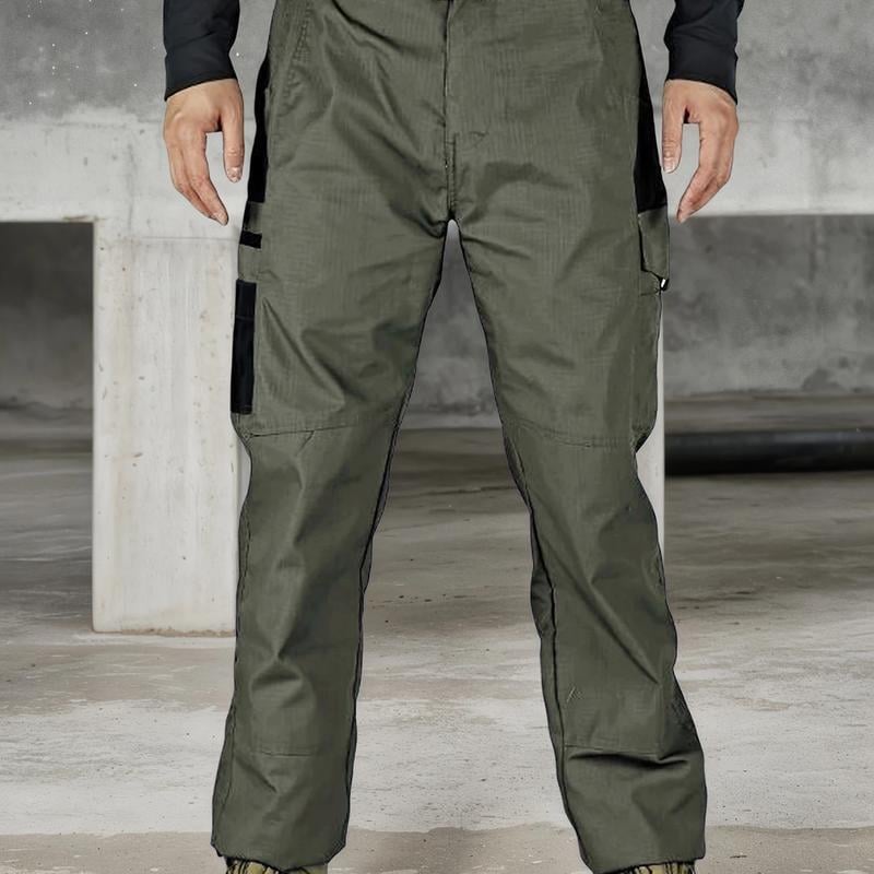 🔥Buy 2 Free Shipping👖Men's Solid Color Camouflage Printed Pocket Zipper Waterproof Tactical Work Pants