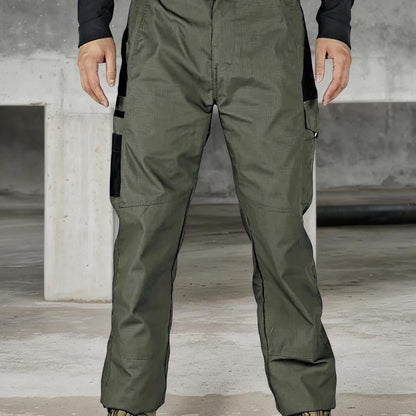 🔥Buy 2 Free Shipping👖Men's Solid Color Camouflage Printed Pocket Zipper Waterproof Tactical Work Pants