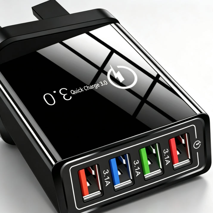 🔥 Limited-Time 50% OFF | The Charger Big Tech Hates | 4-Port Quick Charge 3.0 + Al Performance Boost