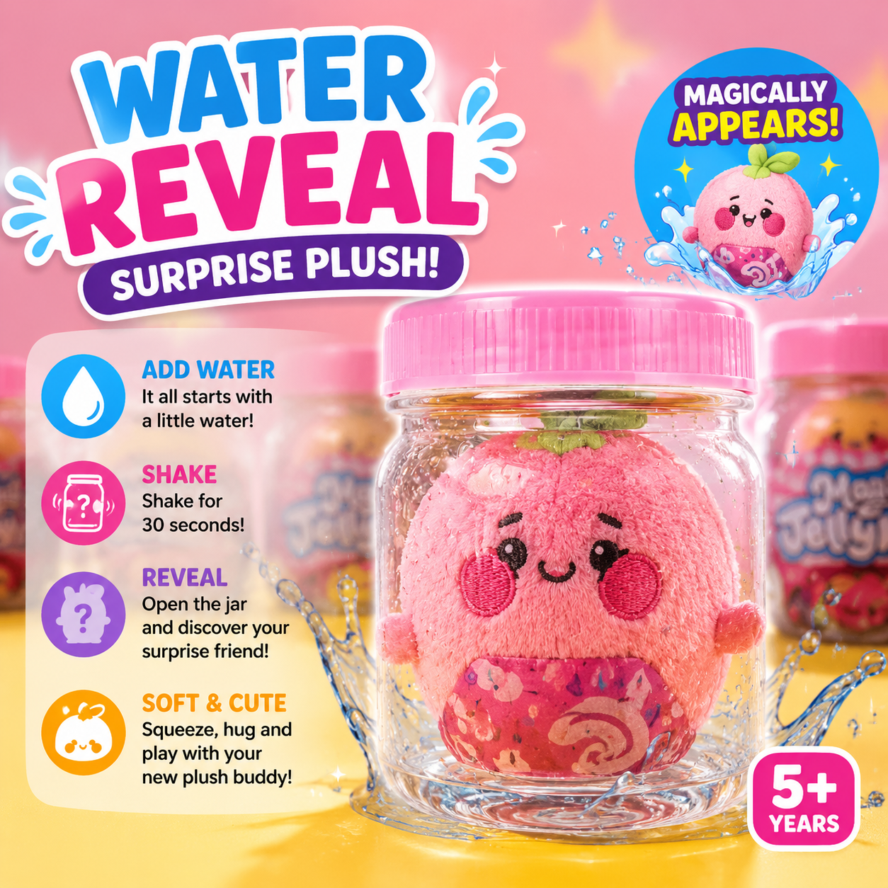Magic Surprise Plush Jar 2026 – Cute Hidden Collectible Toy Gift For Kids