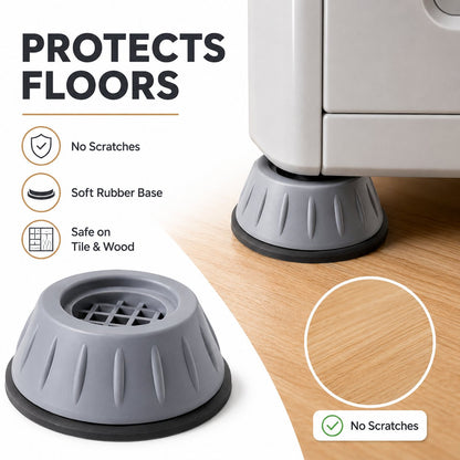 Anti-Vibration & Noise Reduction Washing Machine Foot Pads