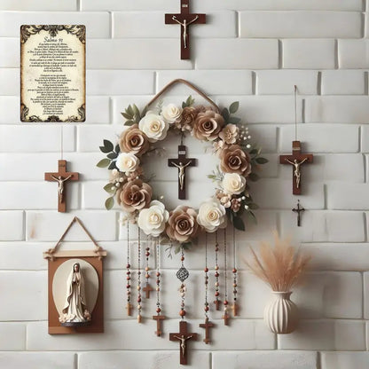 🙏 Psalm 91 Metal Wall Art | Christian Home Blessing Decor | Faith Inspired Scripture Sign