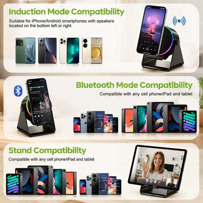 5-in-1 Wireless Induction Bluetooth Speaker