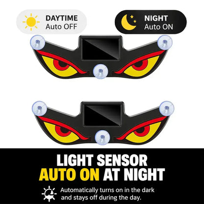 Dynamic LED Rear Window Display - Vampire Devil Eye