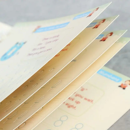 4 Pcs Magic Grooved Practice Copybook