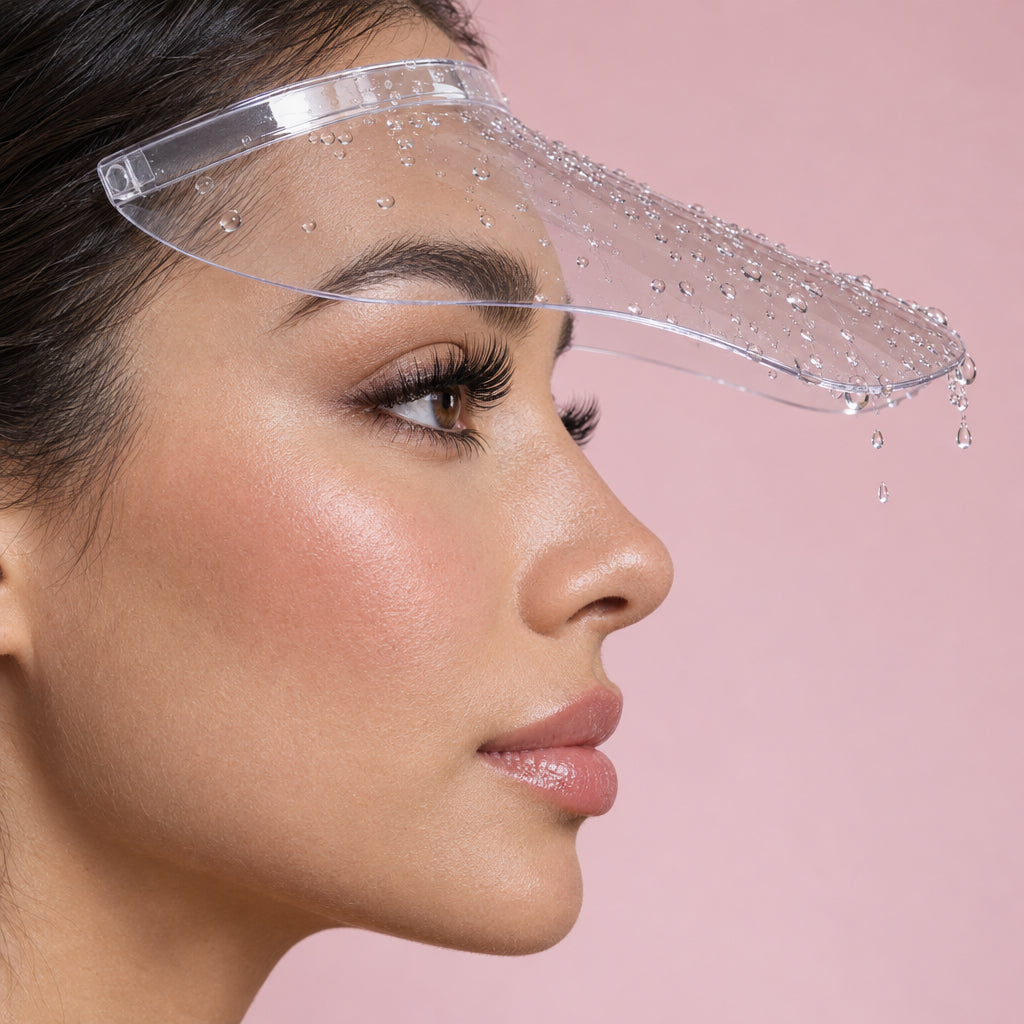 💧 Lash & Brow Shower Shield – Clear Adhesive Splash Guard for Easier Hair Washing
