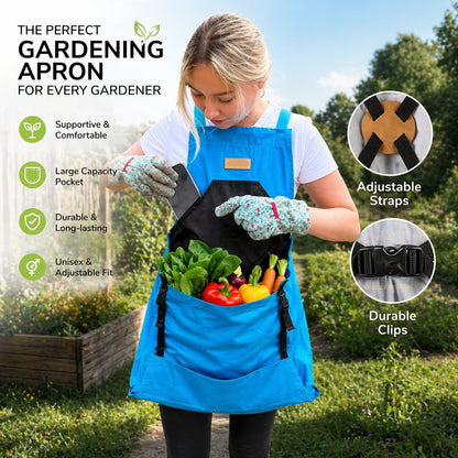 🌿 Multi-Functional Garden Apron