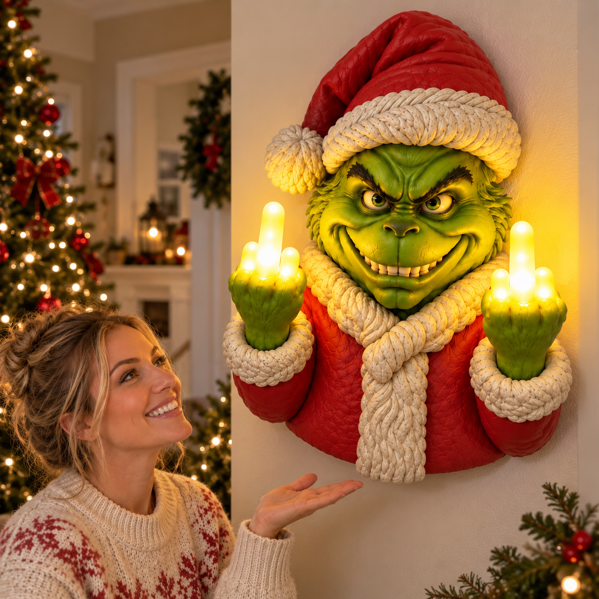 Mischief Glow Wall Light | Add Some Mischief To Your Holidays