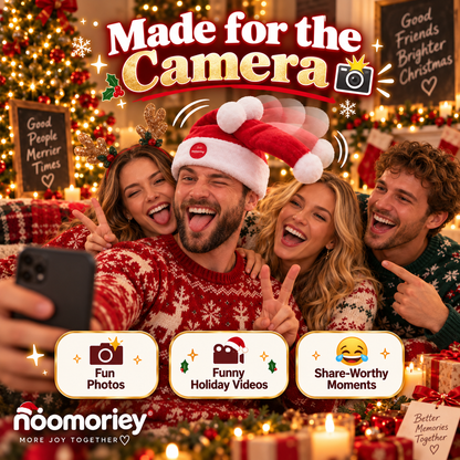 🎅 Wiggle & Laugh Moving Santa Hat – The Christmas Party Hat Everyone Notices