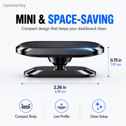 360° Magnetic Car Phone & Tablet Mount with Suction Cup