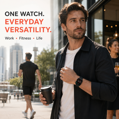 Health Smartwatch 3 – Bluetooth Calling Smart Watch with Health Tracking, 10-Day Battery & IP68 Waterproof for iPhone & Android