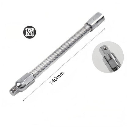 1/2 Inch 35cm Multifunctional Socket Wrench Set - 3 Bendable Shafts