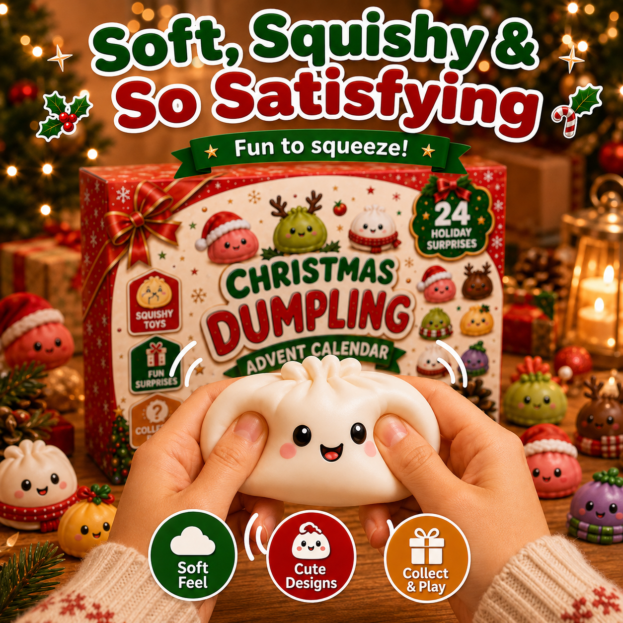 Christmas Mini Squishies Advent Calendar 2026