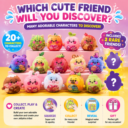 Magic Surprise Plush Jar 2026 – Cute Hidden Collectible Toy Gift For Kids