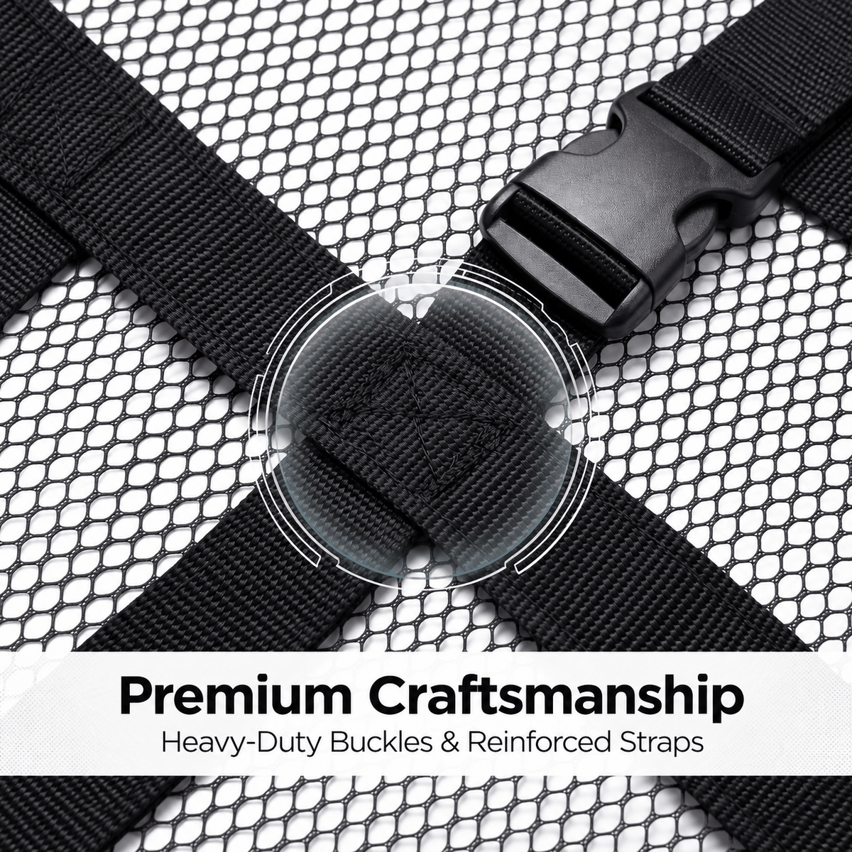 🚙 SkyStow™ Car Ceiling Cargo Net – Overhead Storage Organizer for SUVs & Sedans
