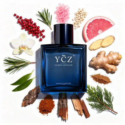 Midnight Marine Eau de Parfum Men's Fragrance - Aromatic Marine Scent, Magnetic, Sensual, Long-Lasting