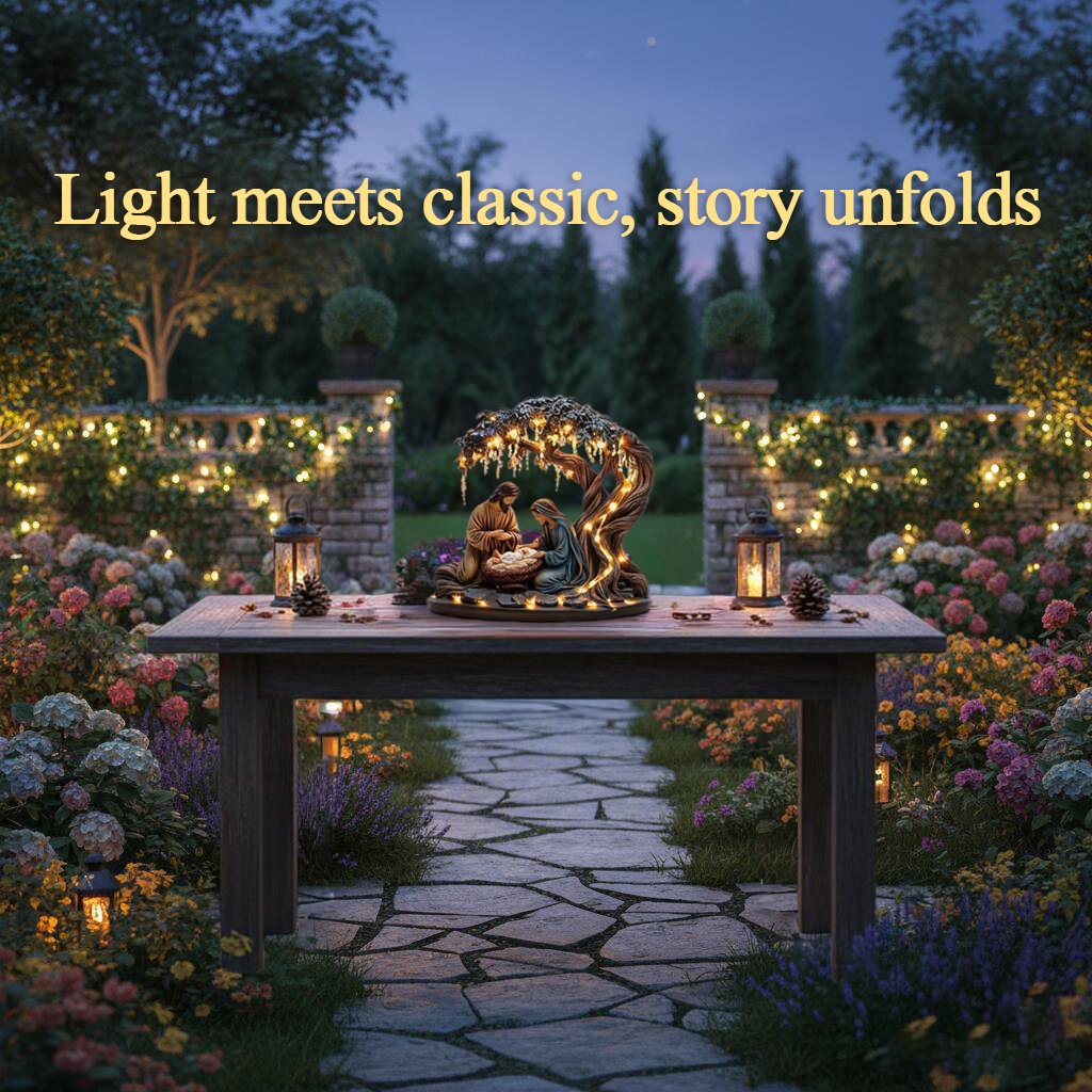 ⚡️FLASH SALE 70% OFF - 🎄🎁Christmas Nativity Scene Decorative Figurine