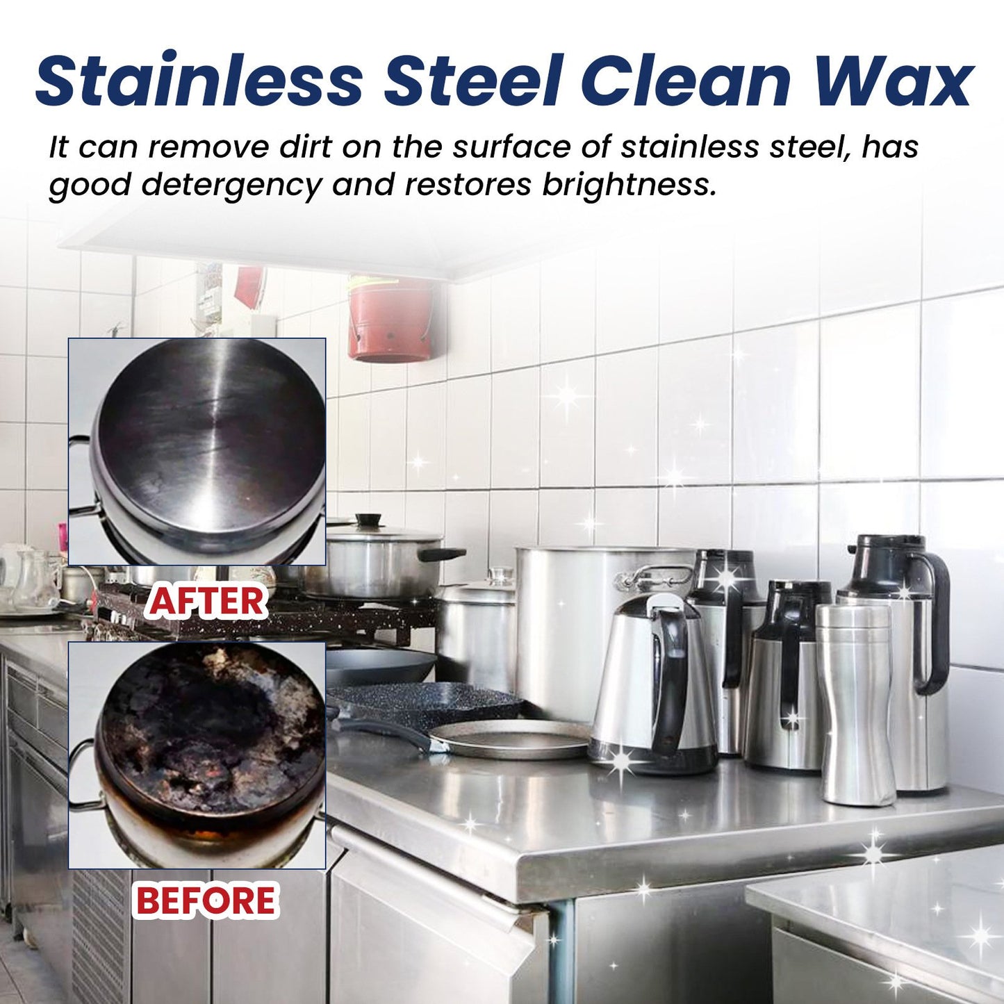 🏆Flash Sale⚡ 70K+ SOLD! Magical Nano-Technology Stainless Steel Cleaning Paste-SURFACE SAFE, NO RESIDUE