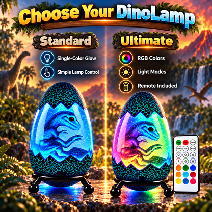 🦖 Glowing Dinosaur Egg Lamp – The Ultimate Gift for Dino Fans