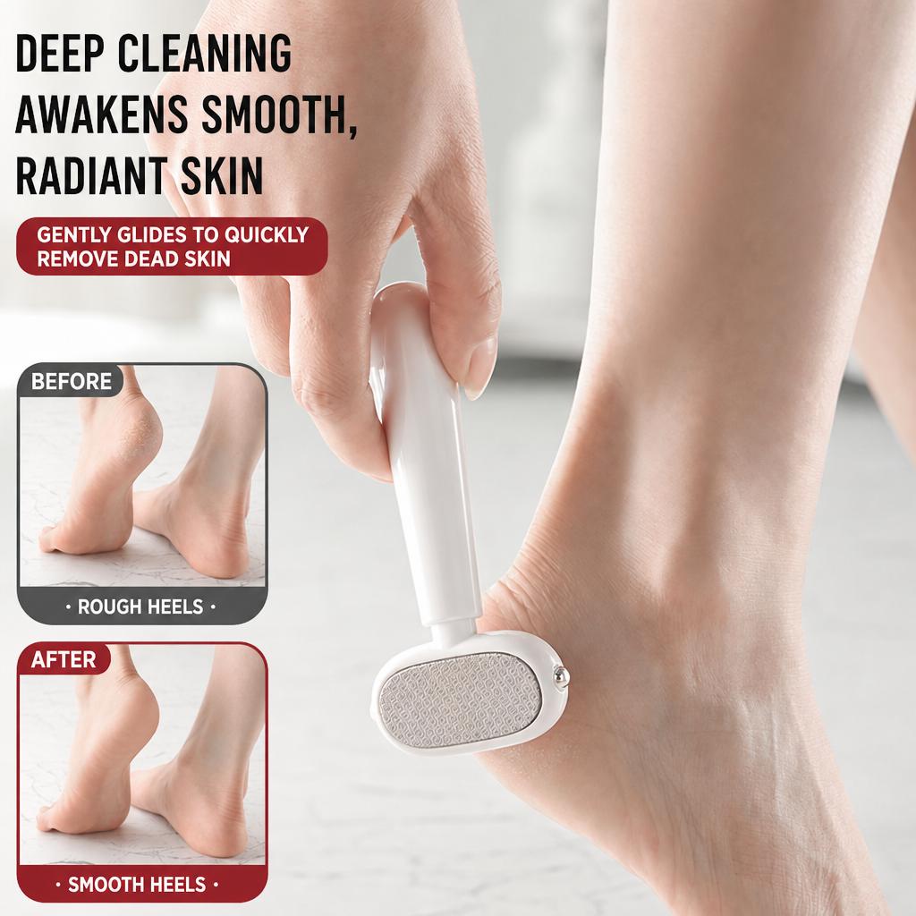 🔥Limited Time 49% OFF | Dual-Sided Foot Callus Remover, Replaceable Stainless Steel Blade Pedicure Scraper for Cracked Hard Foot Skin