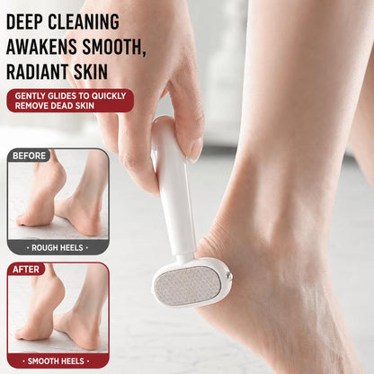 🔥Limited Time 49% OFF | Dual-Sided Foot Callus Remover, Replaceable Stainless Steel Blade Pedicure Scraper for Cracked Hard Foot Skin