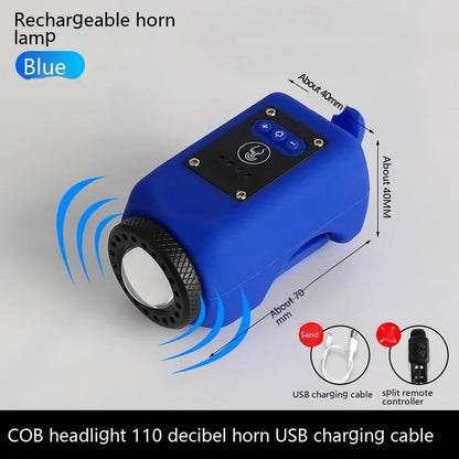 Noomoriey™ Bike Electronic Horn with Large Range Floodlight