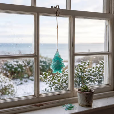 🌊🧝‍♂️ 2026 Sea Glass Gnome Advent Calendar | 24 coastal gnome charms for Christmas countdown, tree decorations, and holiday gifts 🎄✨