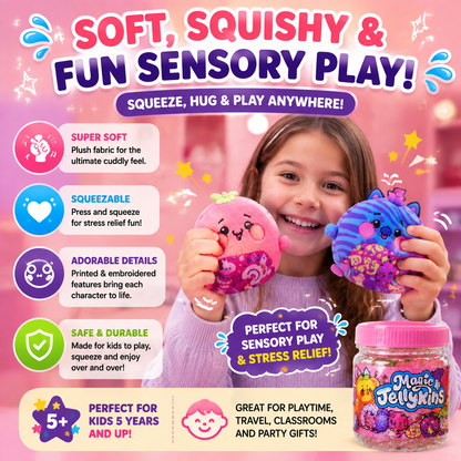 Magic Surprise Plush Jar 2026 – Cute Hidden Collectible Toy Gift For Kids