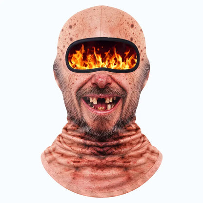 Funny Realistic 3D Printed Ski Mask