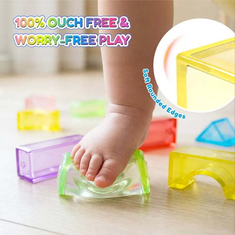 Gummy Blocks Squishy Jelly Texture