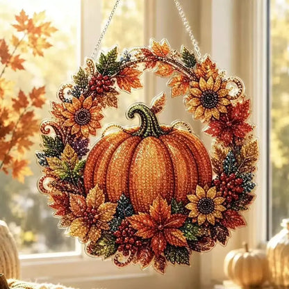 Halloween Diamond Painting Suncatcher Ornament Kit