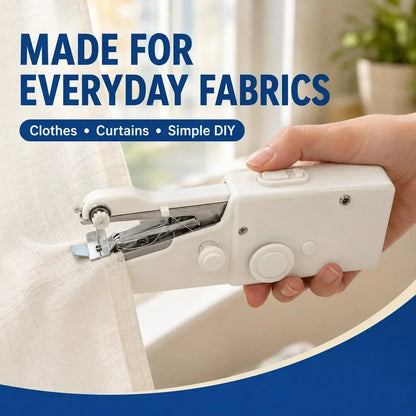 🧵Portable Handheld Sewing Machine – Quick Fabric Repair Tool