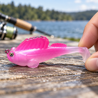 5-Piece T-Tail Soft Lure Set with Box