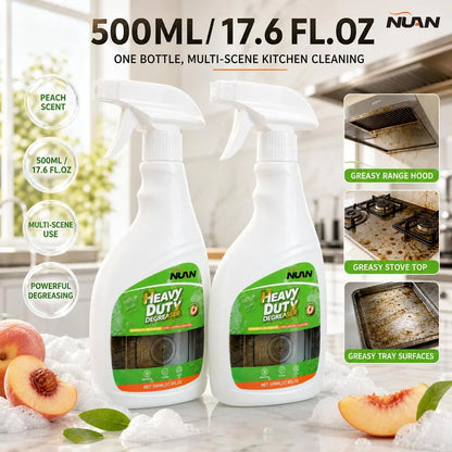 NUAN Heavy Duty All-Purpose Degreaser Spray 500ml – Grease & Dirt Remover for Grill, Stovetop & Range Hood