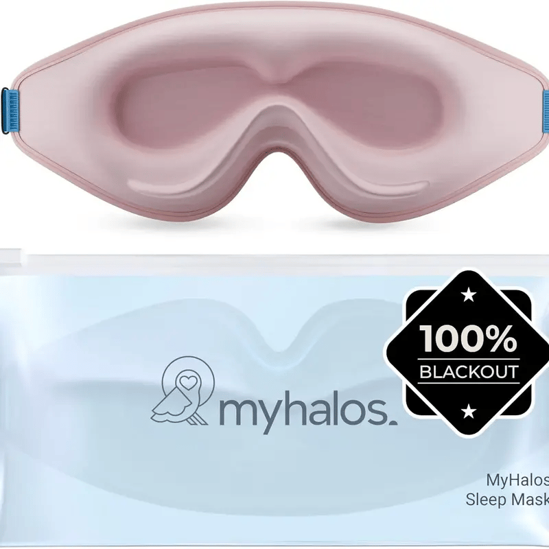 3D Blackout Sleep Mask - Lightweight, Lash Friendly and Zero Eye Pressure