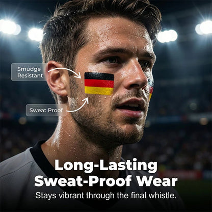 🎉National Flag Face Paint Stick for Sports Fans ⚽