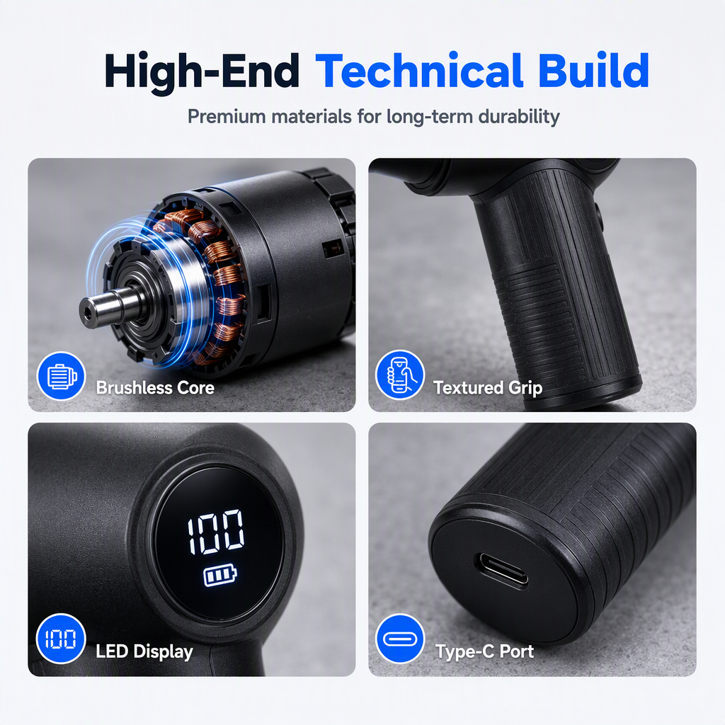 Handheld Wireless Mini High Speed Turbo Fan！！！