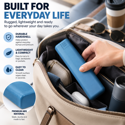 💉 Hardshell Insulin Pen Case – Compact Pen & Needle Organizer for Daily Carry, Work & Travel