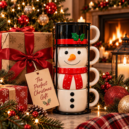 MugMates™ Christmas Mug Set — Sip & Stack