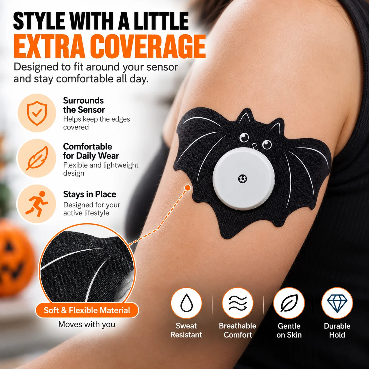 💙 CGM Sensor Adhesive Patch – Medical Grade Overpatch