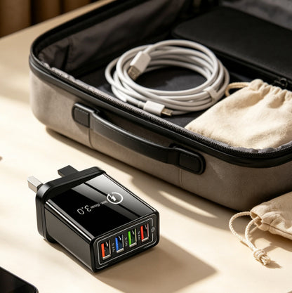 🔥 Limited-Time 50% OFF | The Charger Big Tech Hates | 4-Port Quick Charge 3.0 + Al Performance Boost
